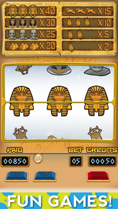 Скриншот слота Pharaoh’s Temple от Felix Gaming