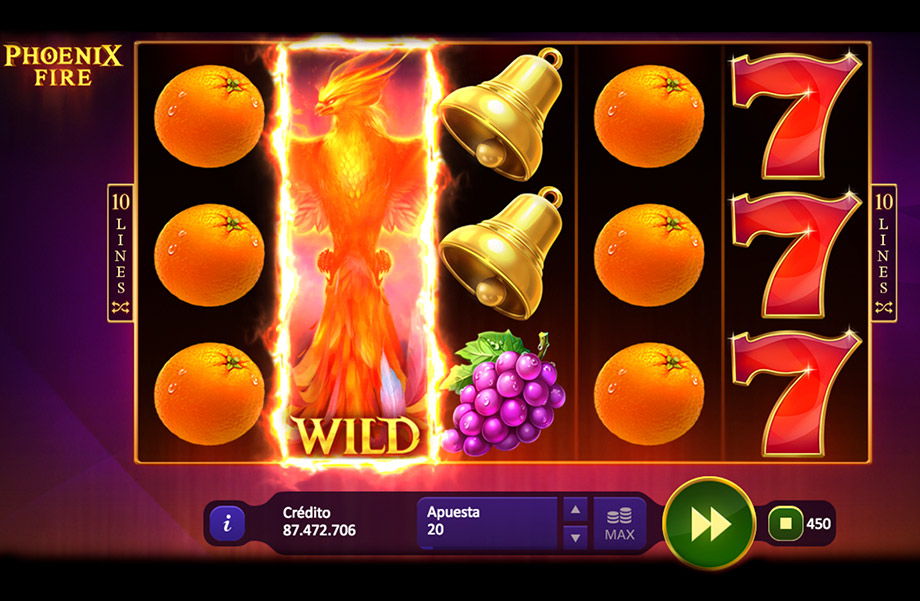 Скриншот слота Phoenix Fire от Playson