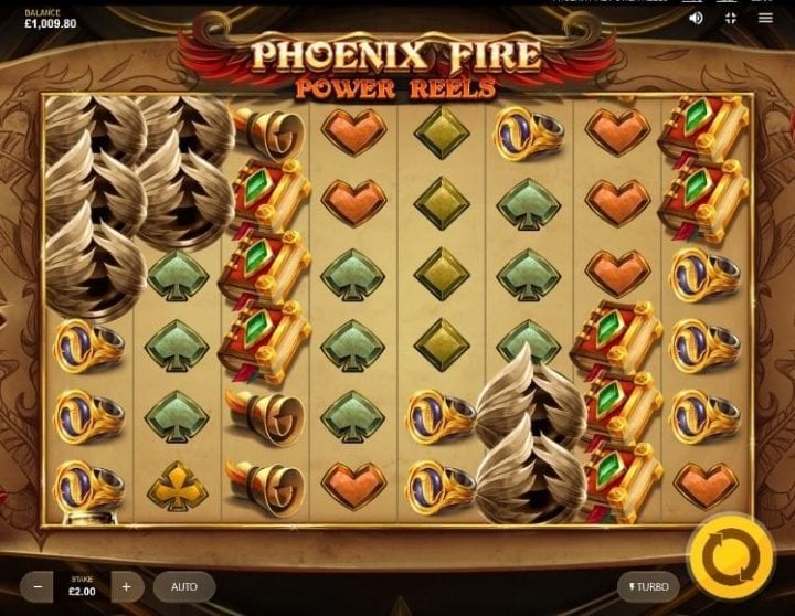 Скриншот слота Phoenix Fire Power Reels от Red Tiger Gaming