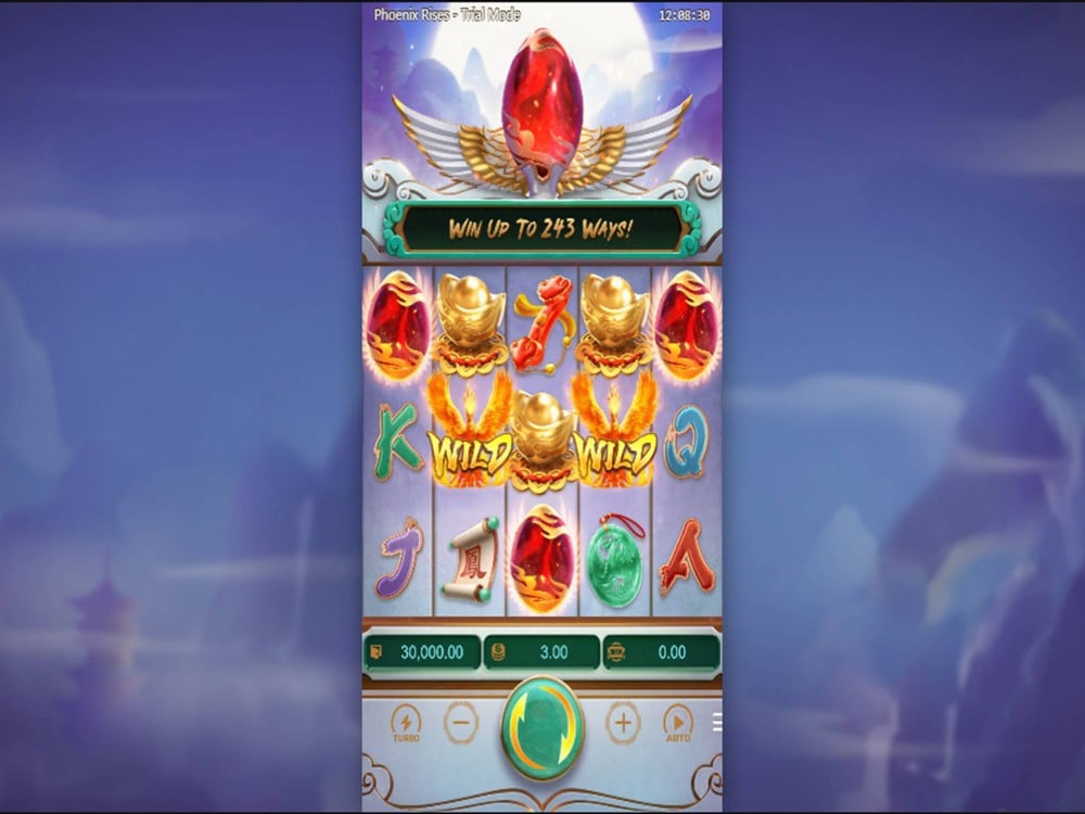 Скриншот слота Phoenix Rises от Pocket Games Soft