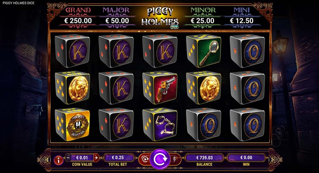 Скриншот слота Piggy Holmes от GameArt