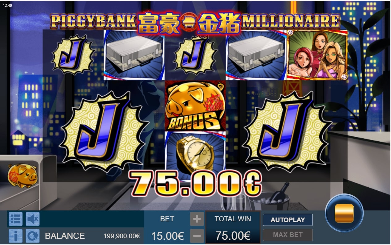 Скриншот слота Piggy Bank Millionaire от Ganapati