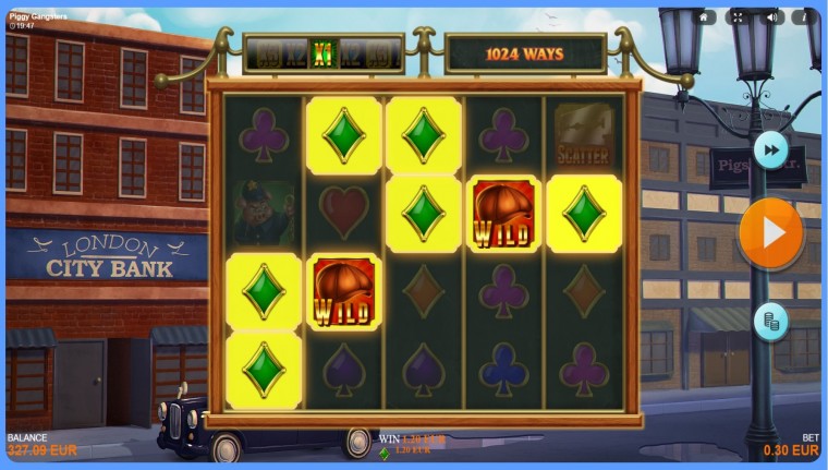 Скриншот слота Piggy Gangsters от Betixon