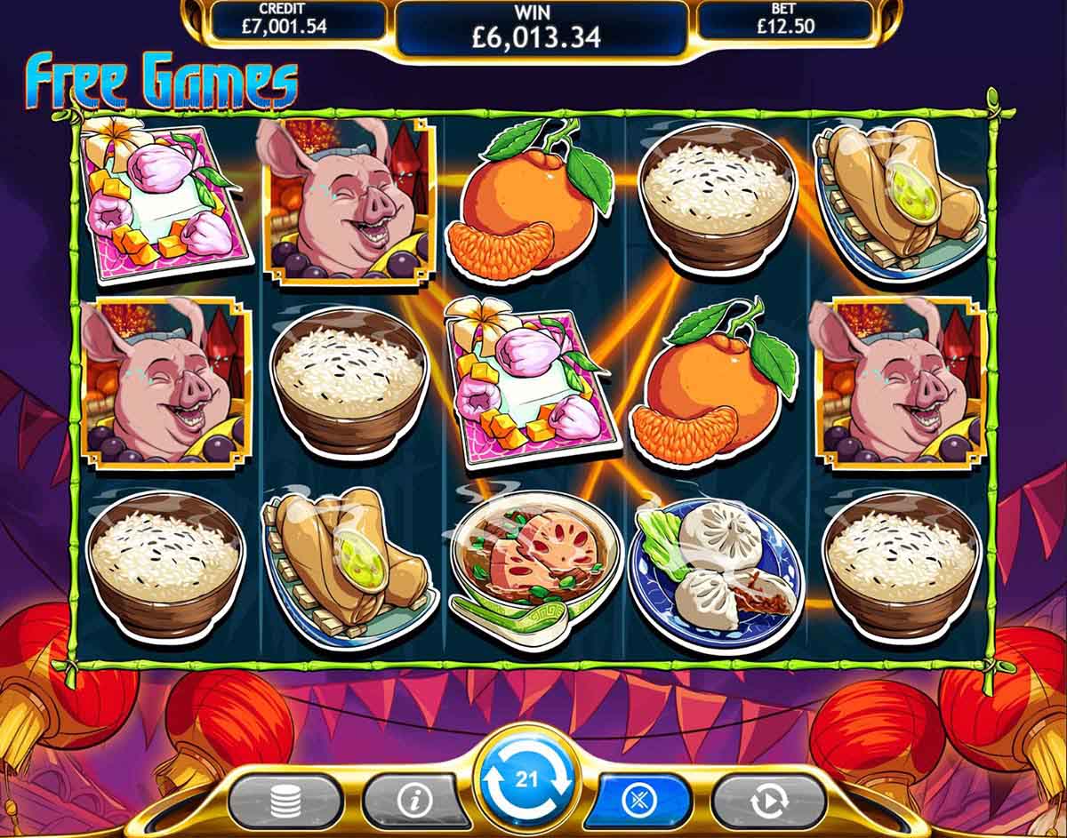 Скриншот слота Pig’s Feast от Eyecon