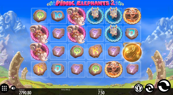 Скриншот слота Pink Elephants 2 от Thunderkick