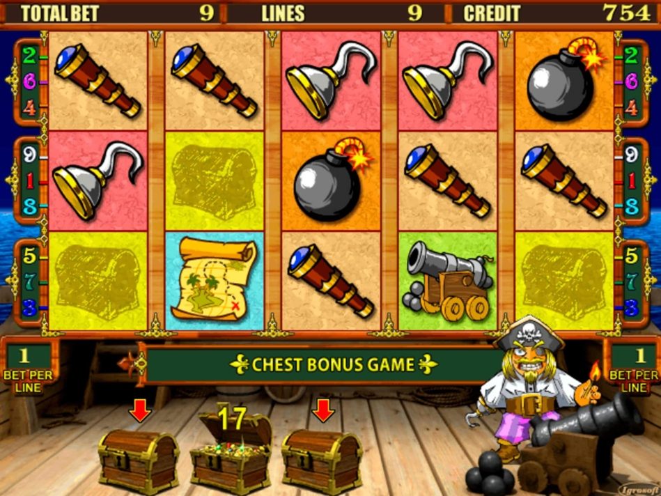 Скриншот слота Pirate 2 от Igrosoft