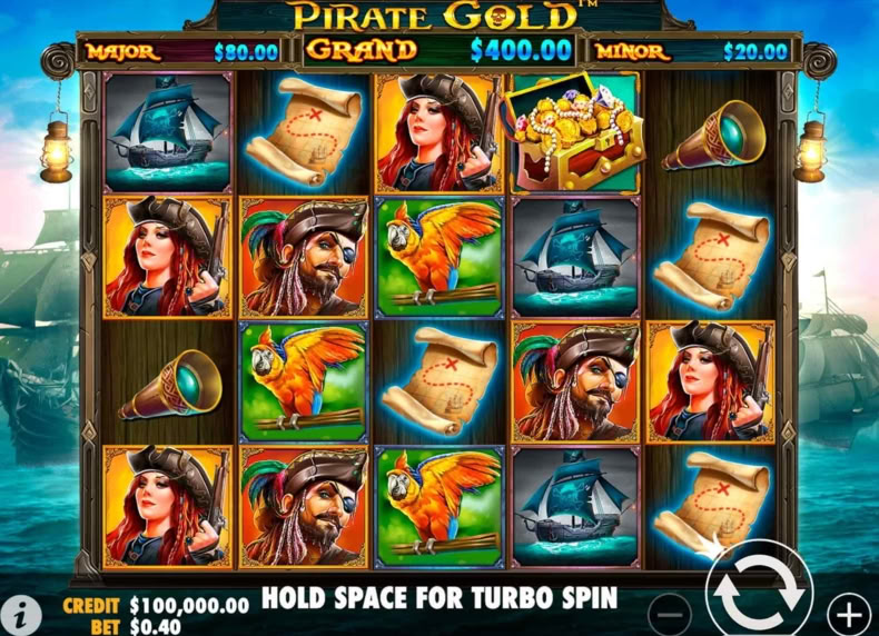 Скриншот слота Pirate Gold от Pragmatic Play