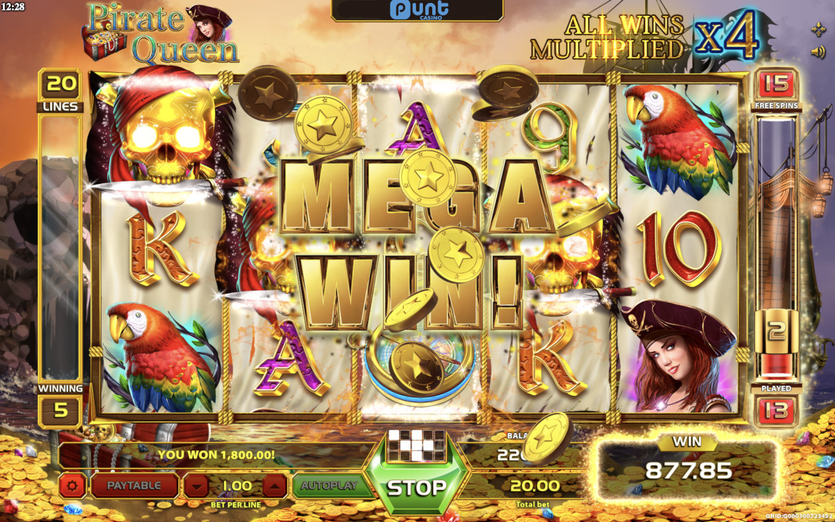 Скриншот слота Pirate Queen от TaDa Gaming