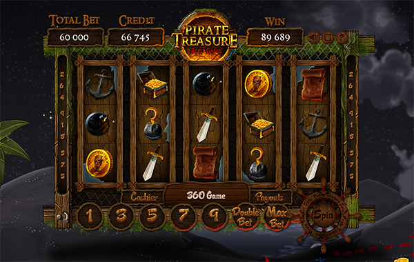 Скриншот слота Pirate Treasure от KingMidas Games