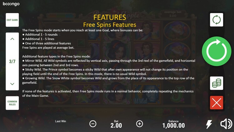 Фриспины и расширяющиеся символы в Poisoned Apple