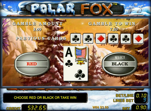 Скриншот слота Polar Fox от Novomatic