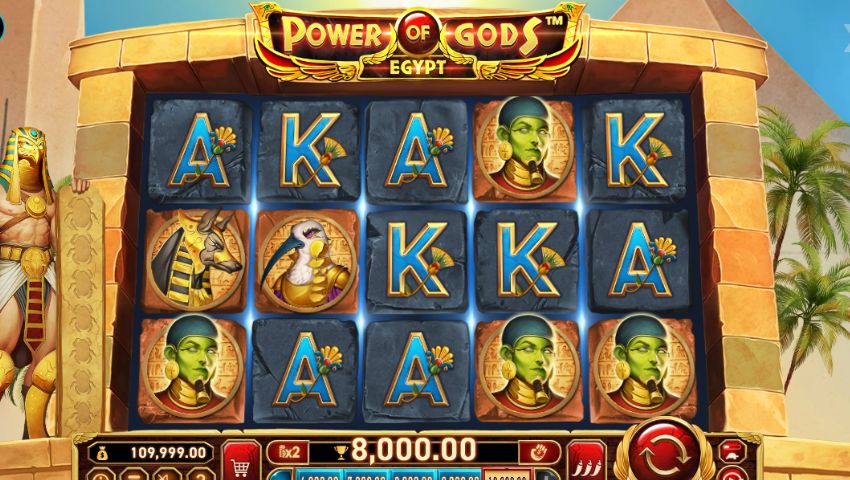 Скриншот слота Игра Power of Gods: Egypt от Wazdan