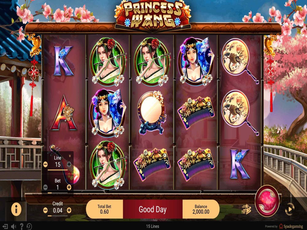 Скриншот слота Princess Wang от Spadegaming