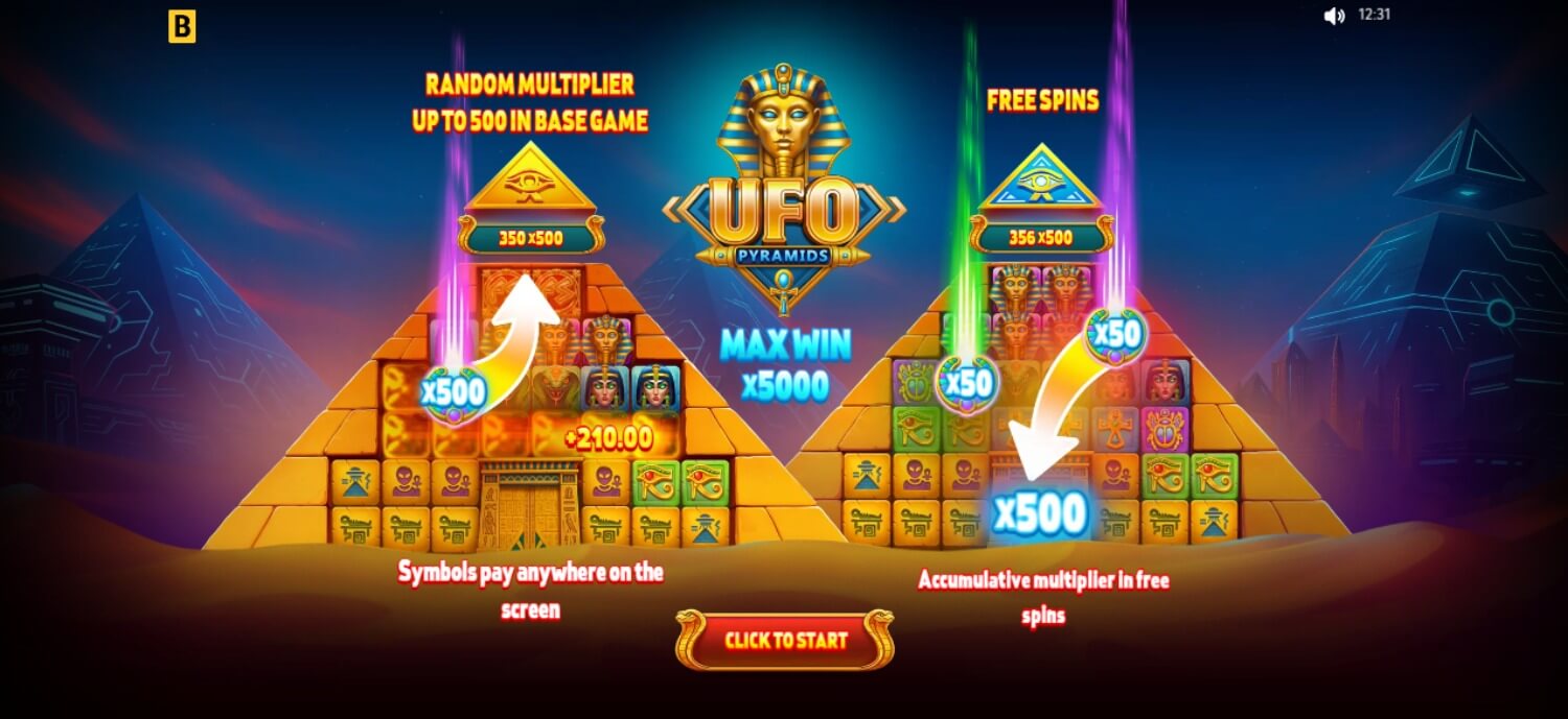 Скриншот слота Pyramid от FAZI