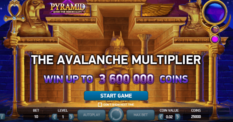 Скриншот слота Pyramid Quest от Espresso Games