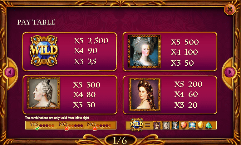 Скриншот слота Queens & Diamonds от Red Rake Gaming