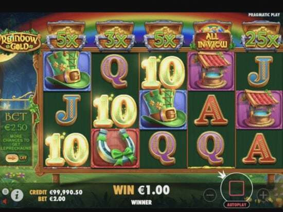 Скриншот слота Rainbow Gold от Pragmatic Play