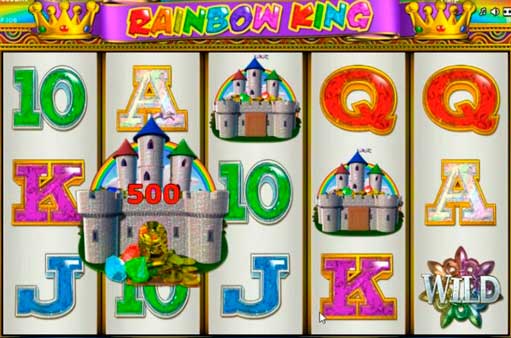 Скриншот слота Rainbow King от Novomatic