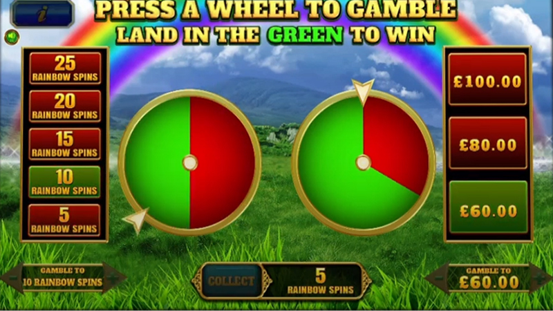 Скриншот слота Rainbow Luck от Amusnet Interactive