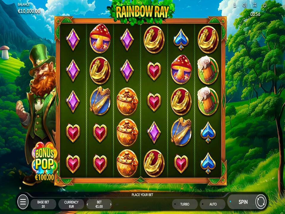 Скриншот слота Rainbow Ray от Endorphina