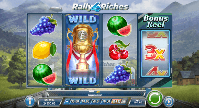 Скриншот слота Rally 4 Riches от Play'n GO