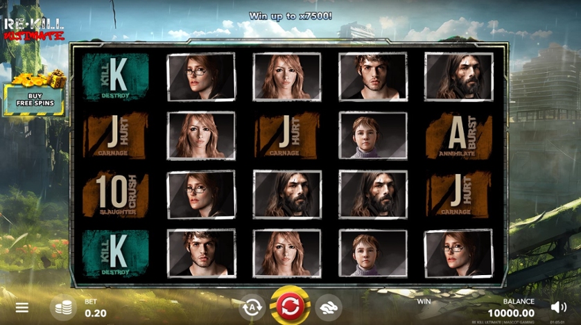 Скриншот слота Re Kill Ultimate от Mascot Gaming
