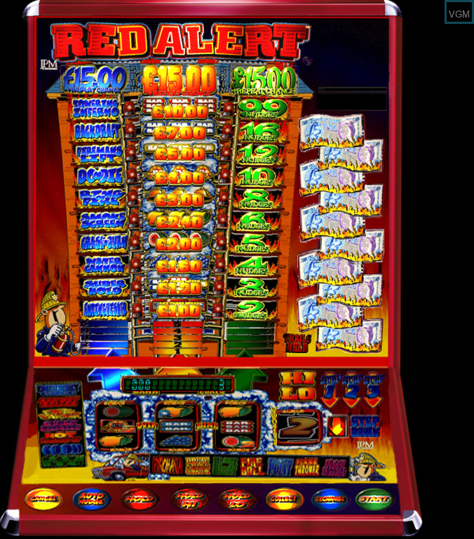 Скриншот слота Red Alert от Everi