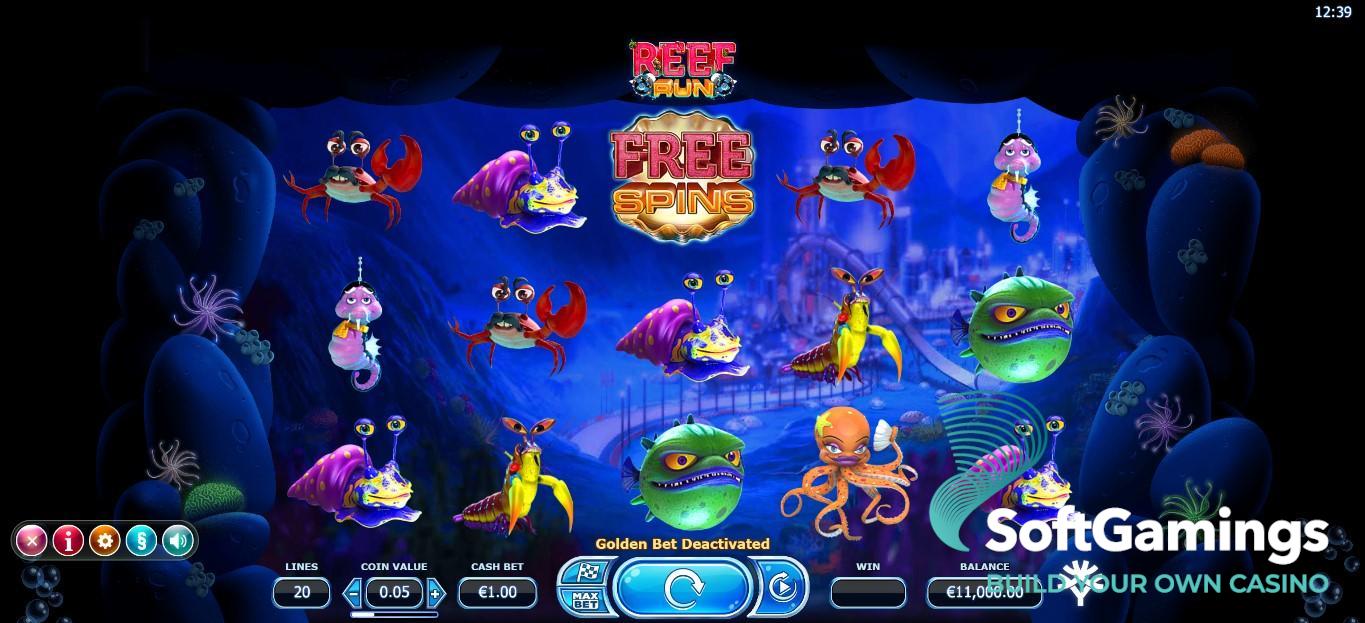 Скриншот слота Reef Run от Yggdrasil Gaming