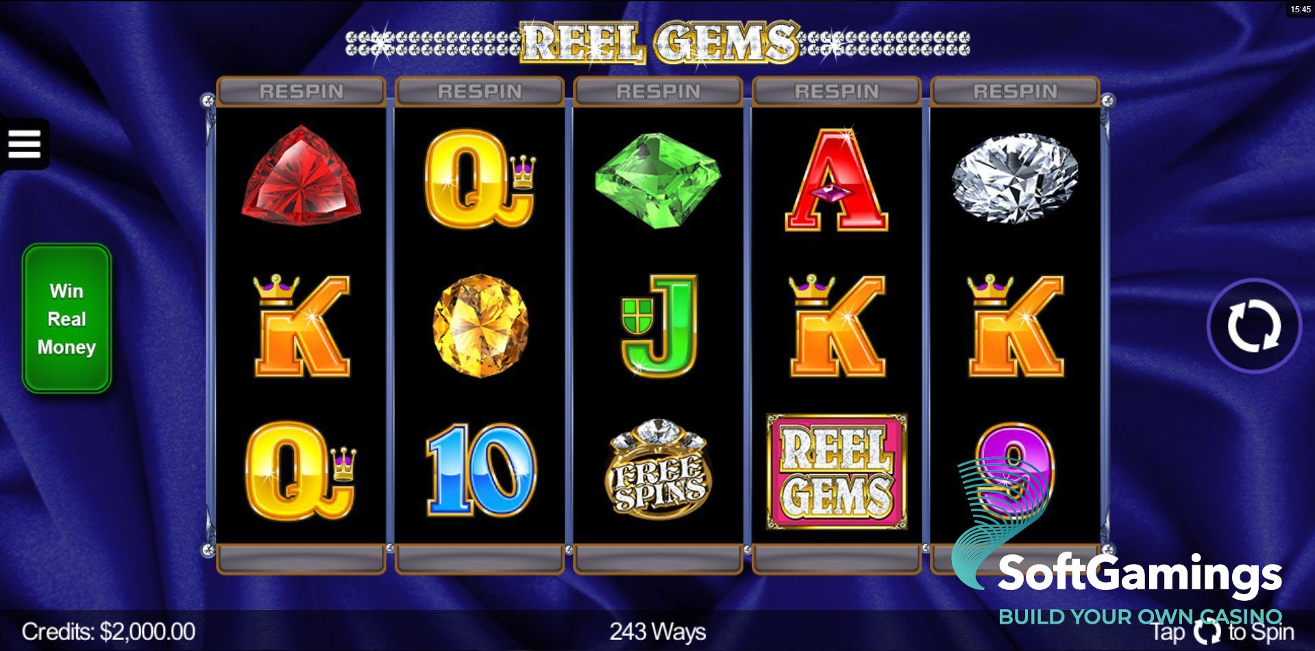 Скриншот слота Reel Gems от Microgaming