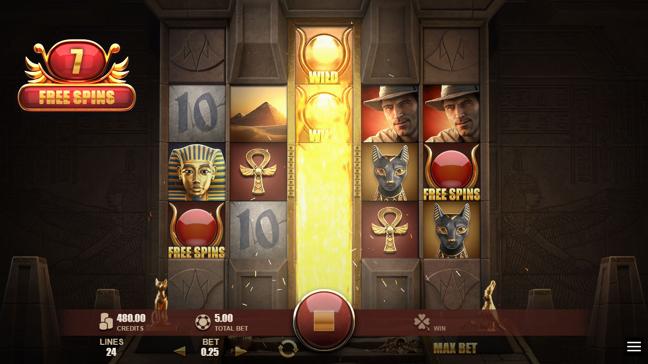 Скриншот слота Reels Of Treasure от Nucleus Gaming