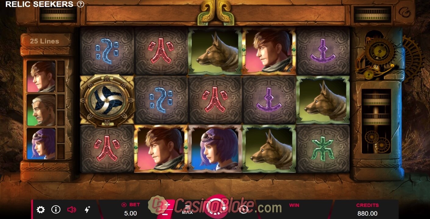 Скриншот слота Relic Seekers от Microgaming