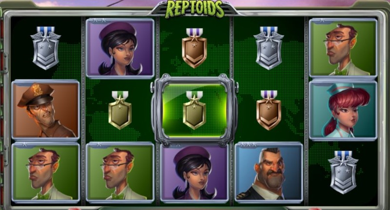 Скриншот слота Reptoids от Yggdrasil Gaming