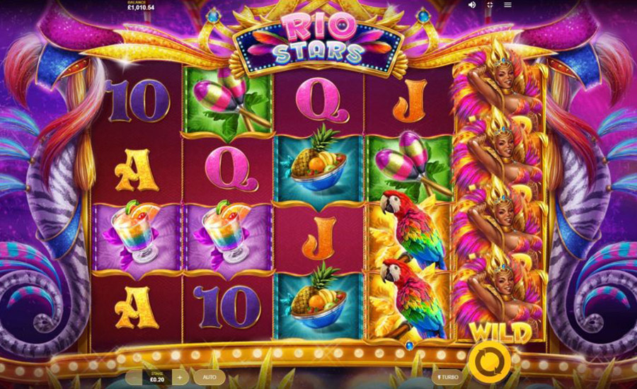 Скриншот слота Rio Stars от Red Tiger Gaming