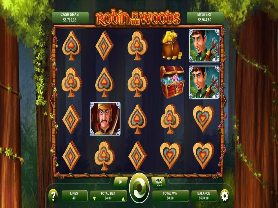 Скриншот слота Robin in the Woods от Arrow's Edge