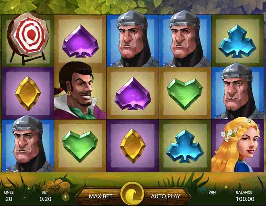 Скриншот слота Robin of Loxley от Mascot