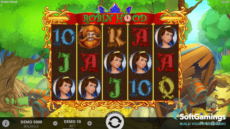 Скриншот слота Robin Hood от Evoplay