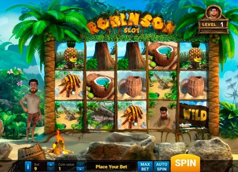 Скриншот слота Robinson от Evoplay Entertainment