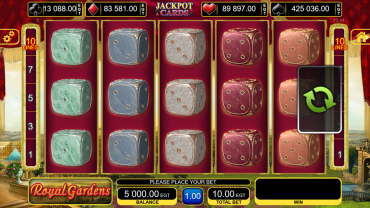Скриншот слота Royal Gardens от Amusnet