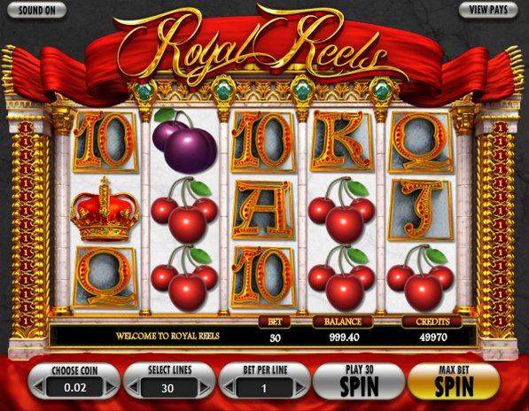 Скриншот слота Royal Reels от Betsoft