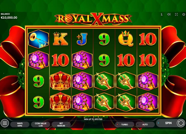 Скриншот слота Royal Xmass от Endorphina