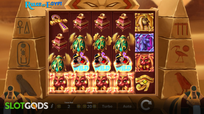 Скриншот слота Ruler Of Egypt от Lady Luck Games