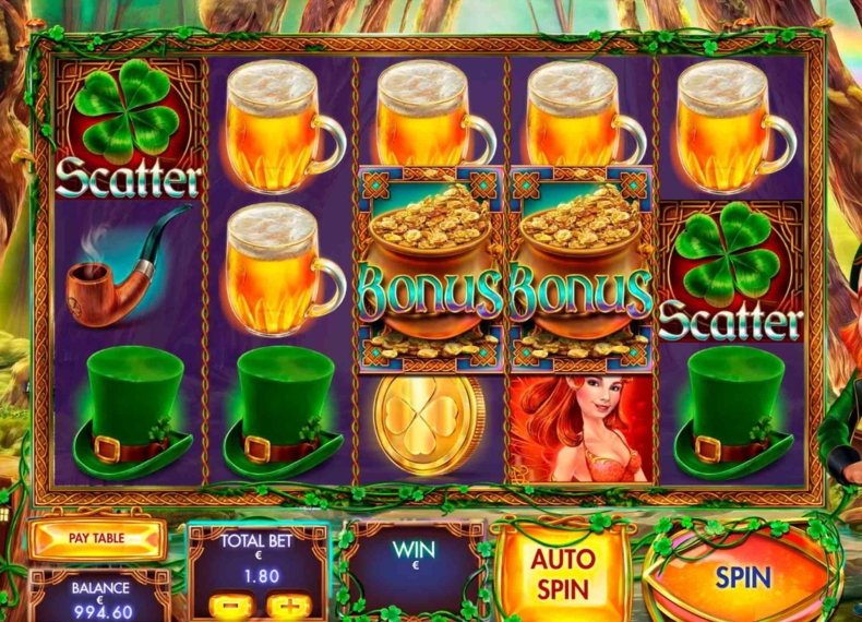 Скриншот слота Ryan O’Bryan and the Celtic Fairies от Red Rake Gaming