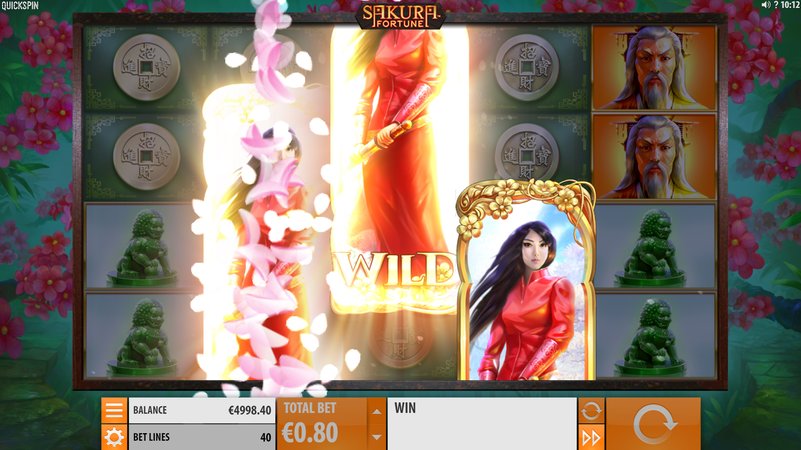 Скриншот слота Sakura Fortune от Quickspin