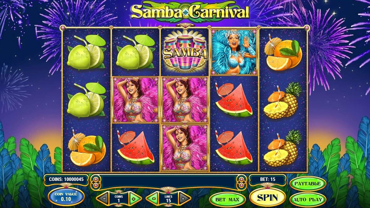 Скриншот слота Samba Carnival от Play'n GO
