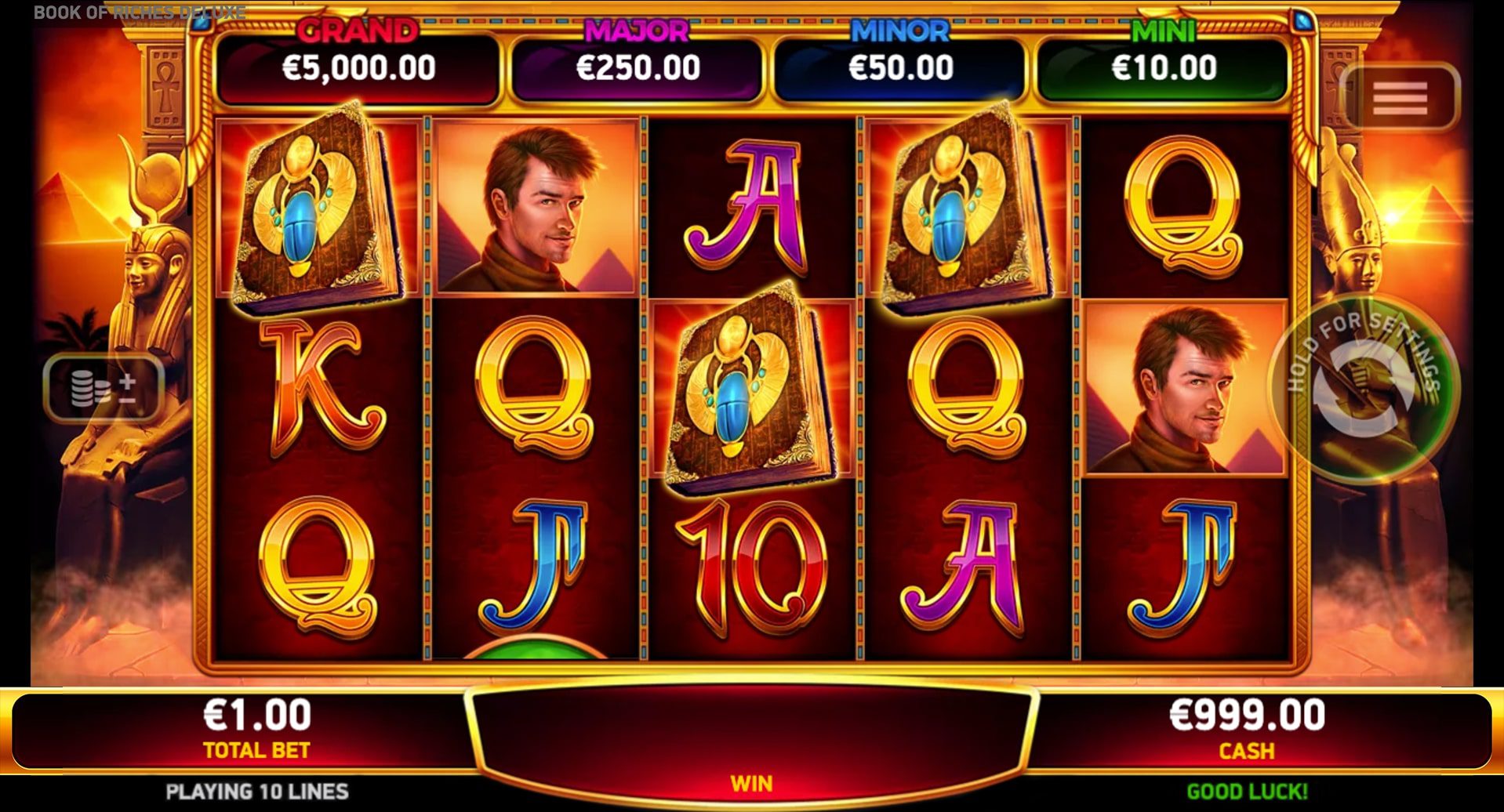 Скриншот слота Игра Sands of Riches от Playbro