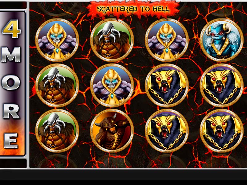 Скриншот слота Scattered to Hell от Spinomenal