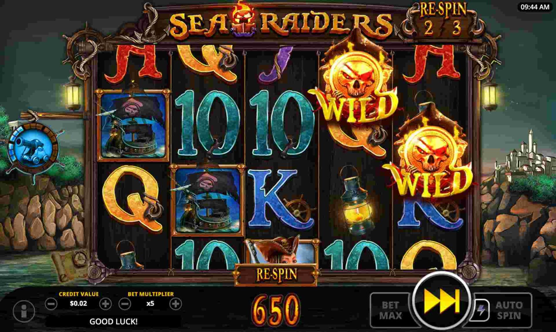 Скриншот слота Sea Raiders от Swintt