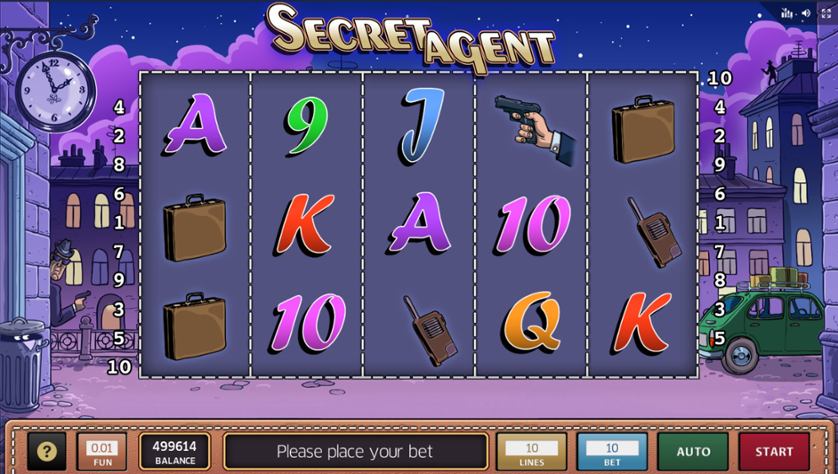 Скриншот слота Secret Agent от Inbet Games