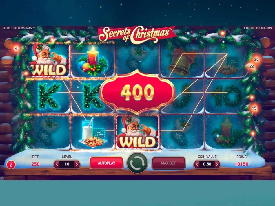 Скриншот слота Secrets of Christmas от NetEnt