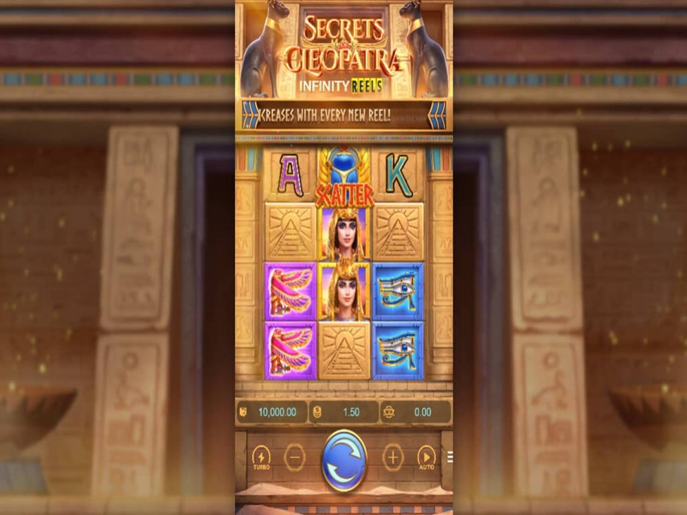 Скриншот слота Secrets of Cleopatra от Pocket Games Soft